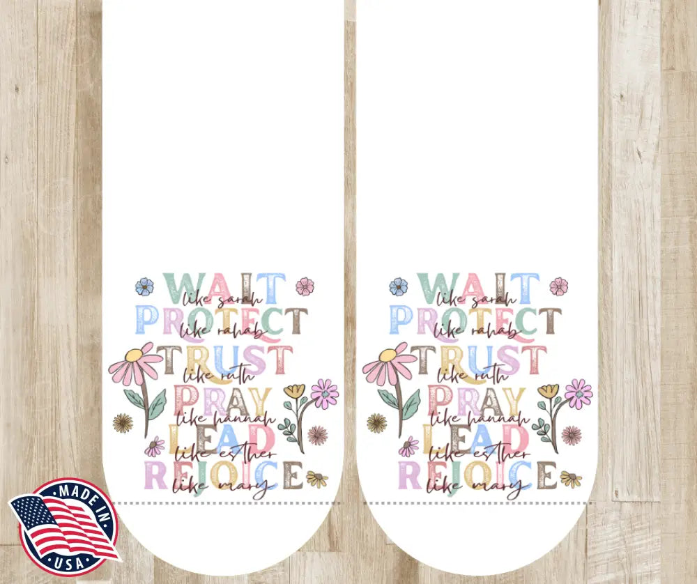 Trust, Pray, Rejoice – White