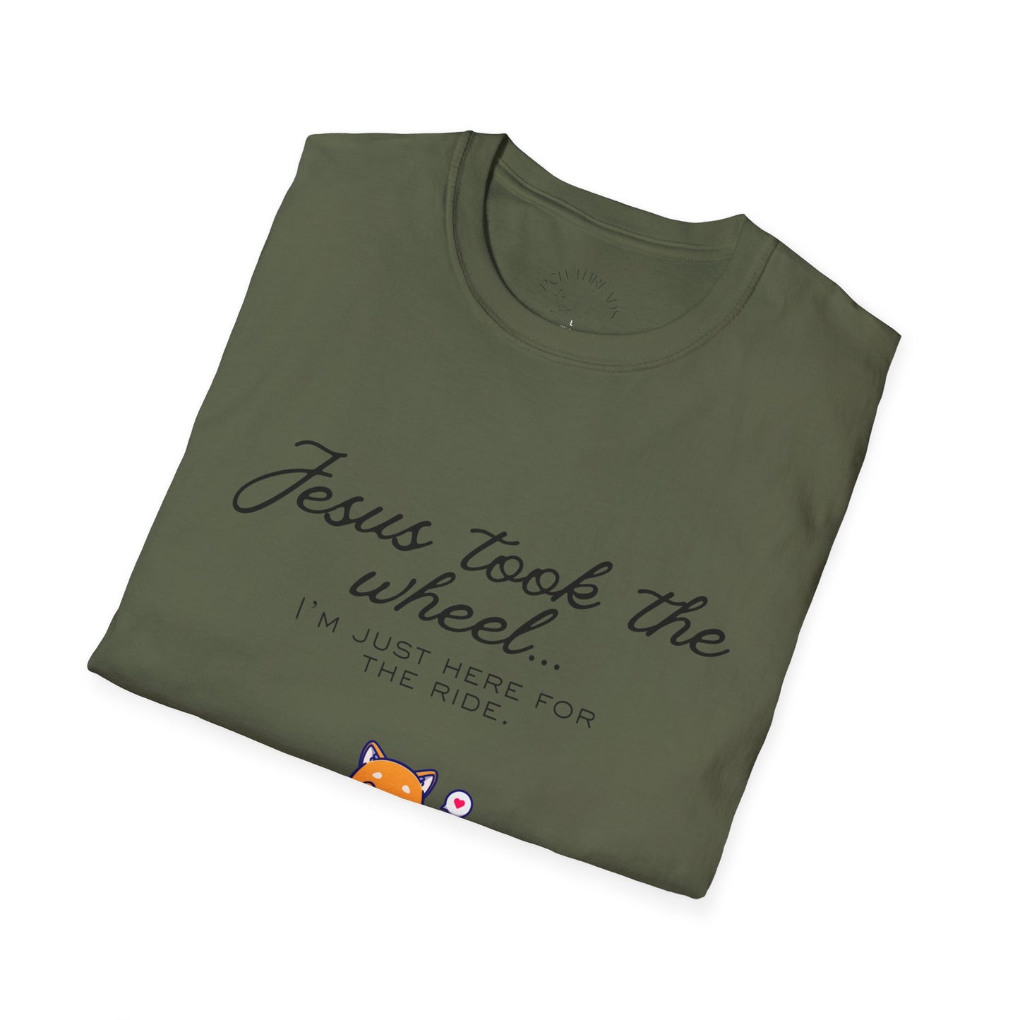 "Jesus Took the Wheel" Corgi T-Shirt