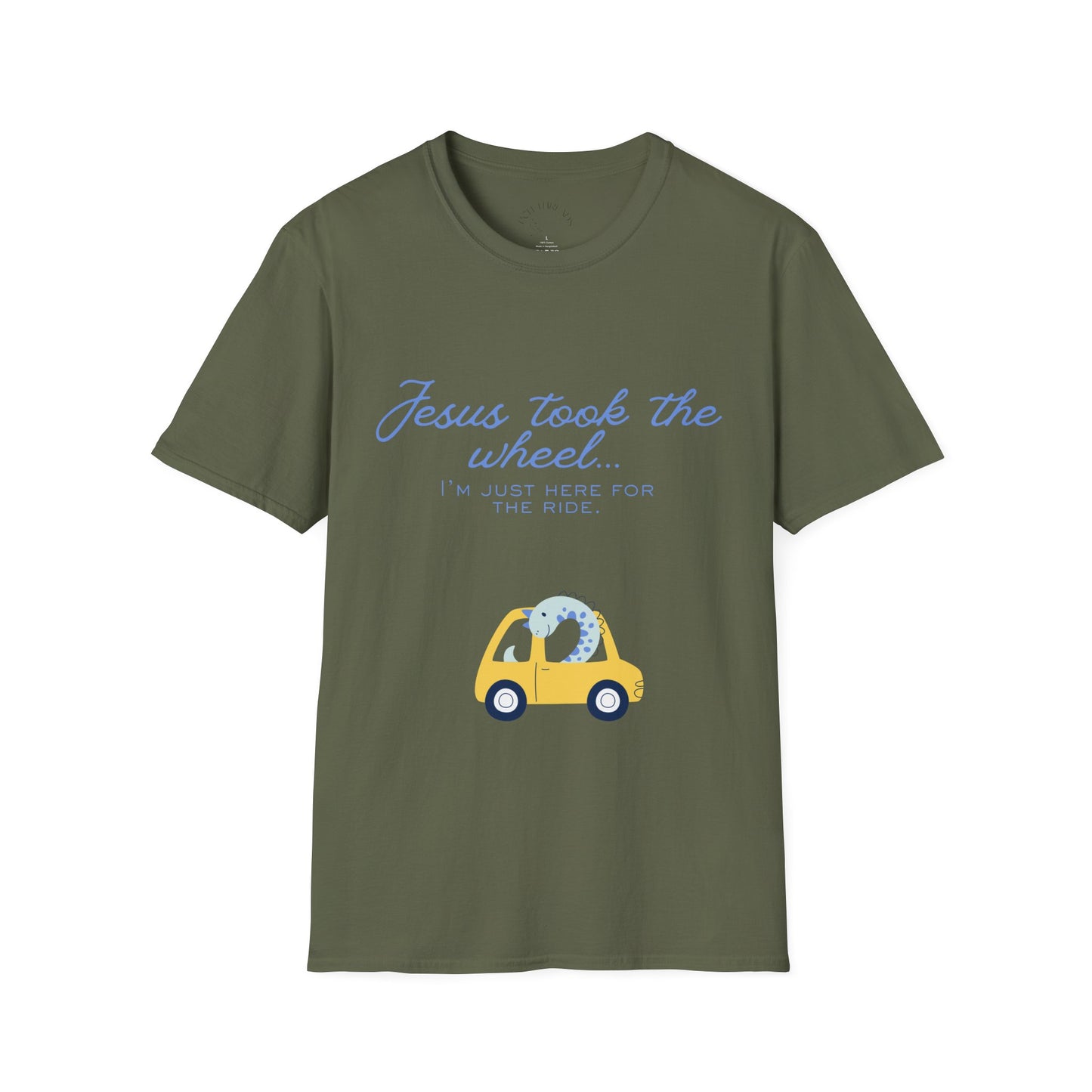 "Jesus Took the Wheel" Dino T-Shirt