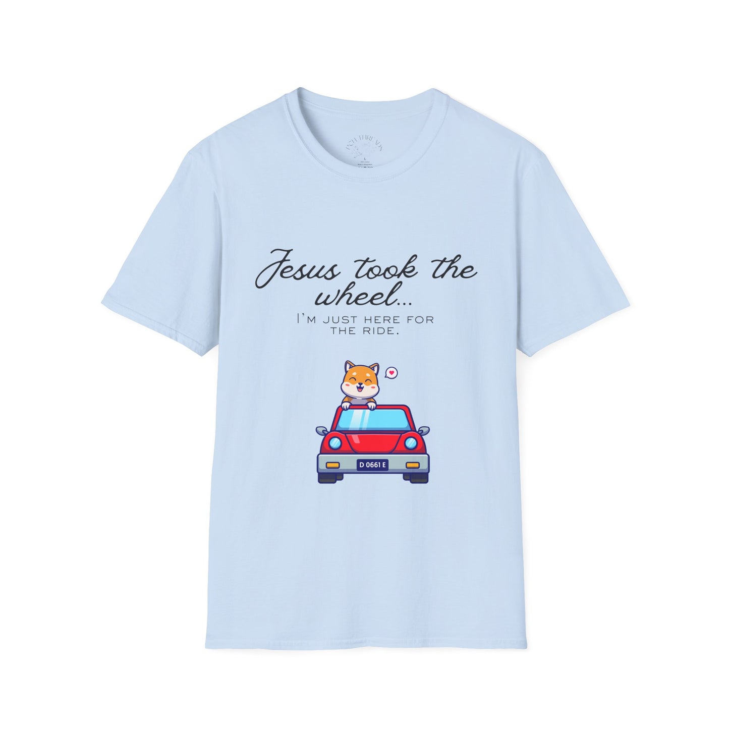 "Jesus Took the Wheel" Corgi T-Shirt