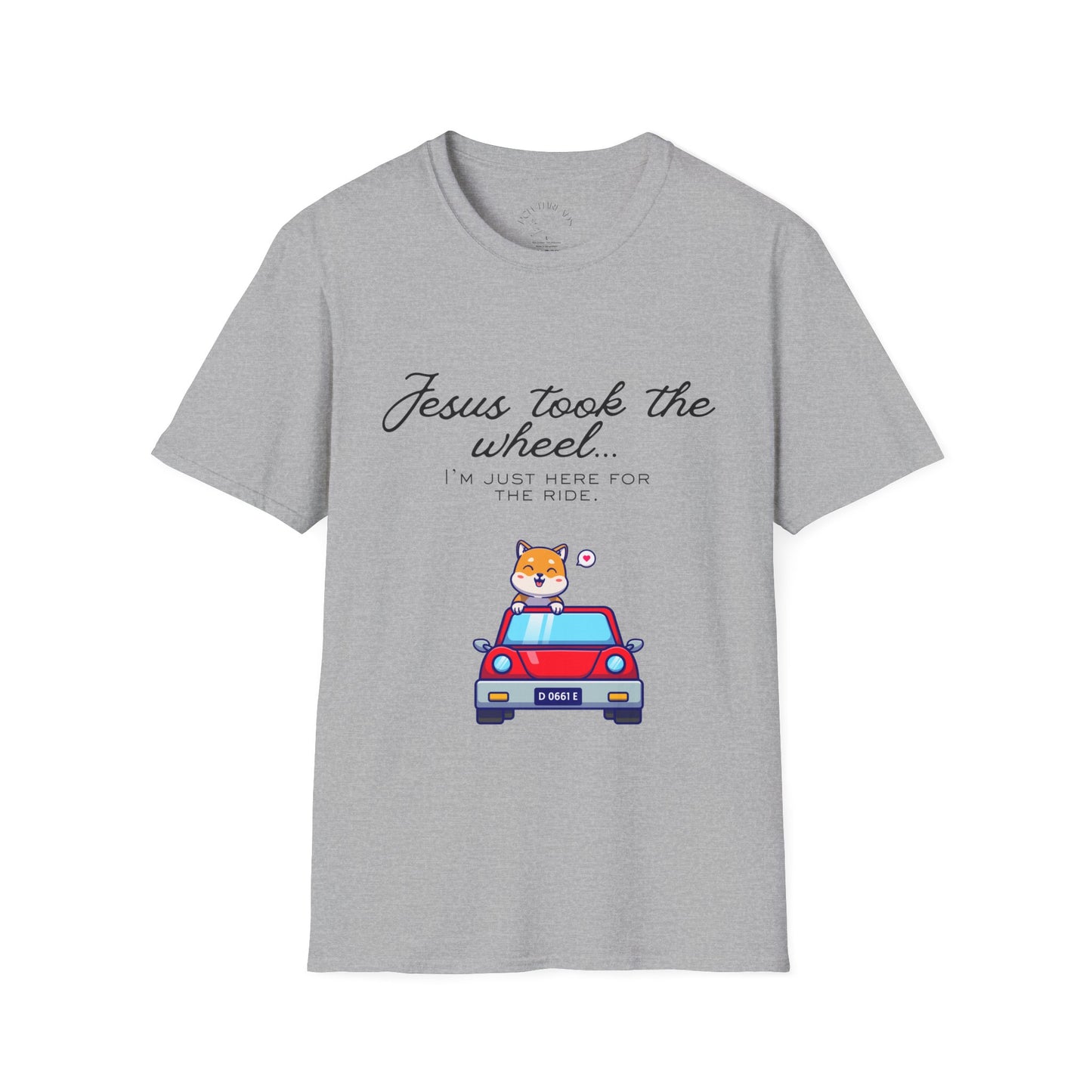 "Jesus Took the Wheel" Corgi T-Shirt