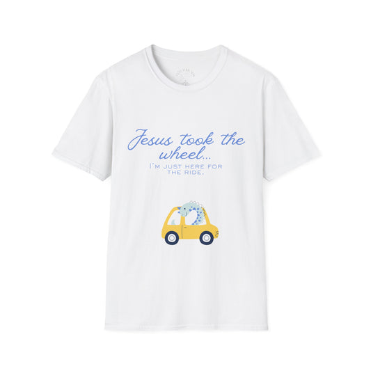 "Jesus Took the Wheel" Dino T-Shirt