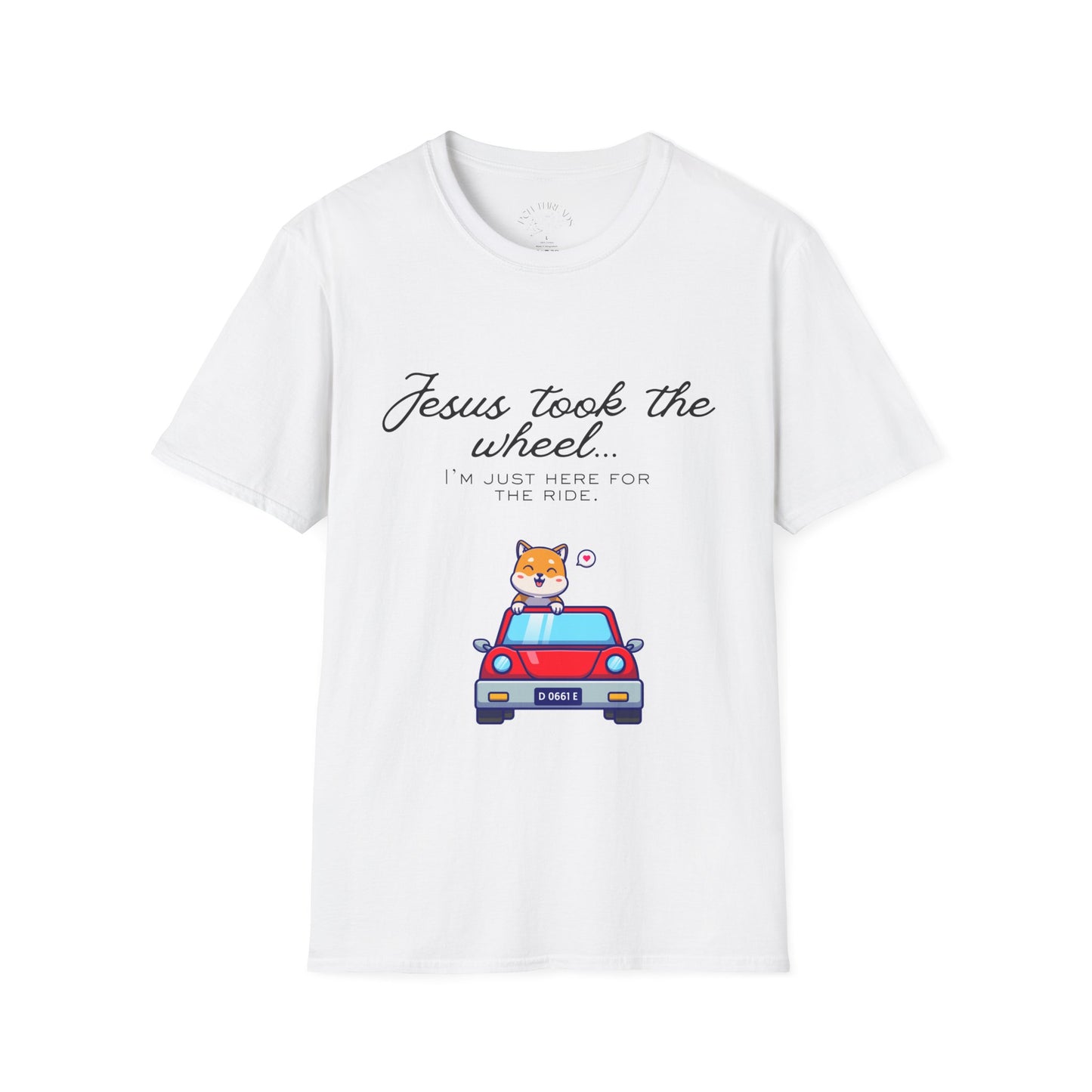 "Jesus Took the Wheel" Corgi T-Shirt