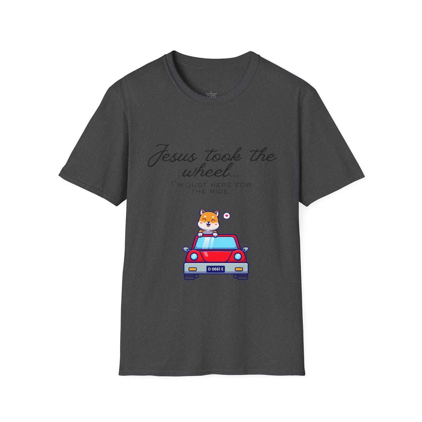 "Jesus Took the Wheel" Corgi T-Shirt
