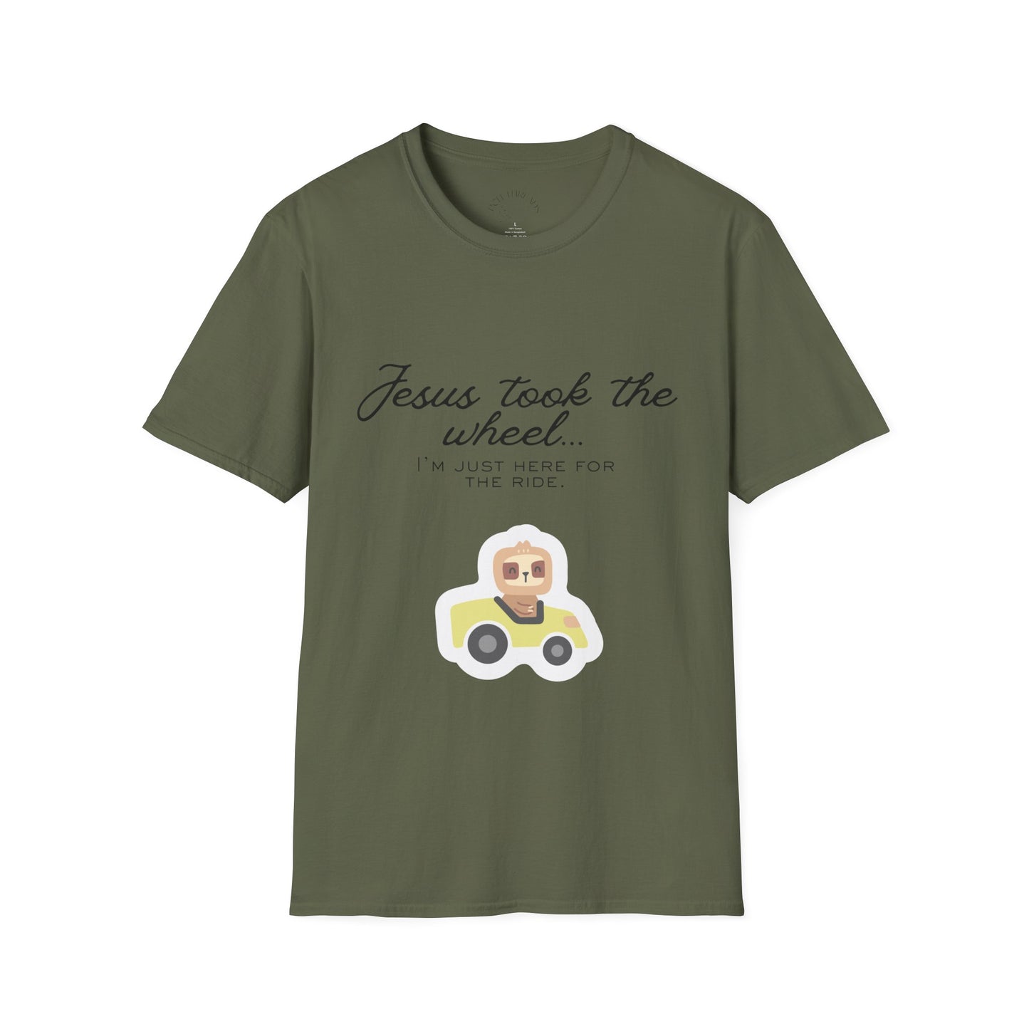 "Jesus Took the Wheel" Sloth T-Shirt
