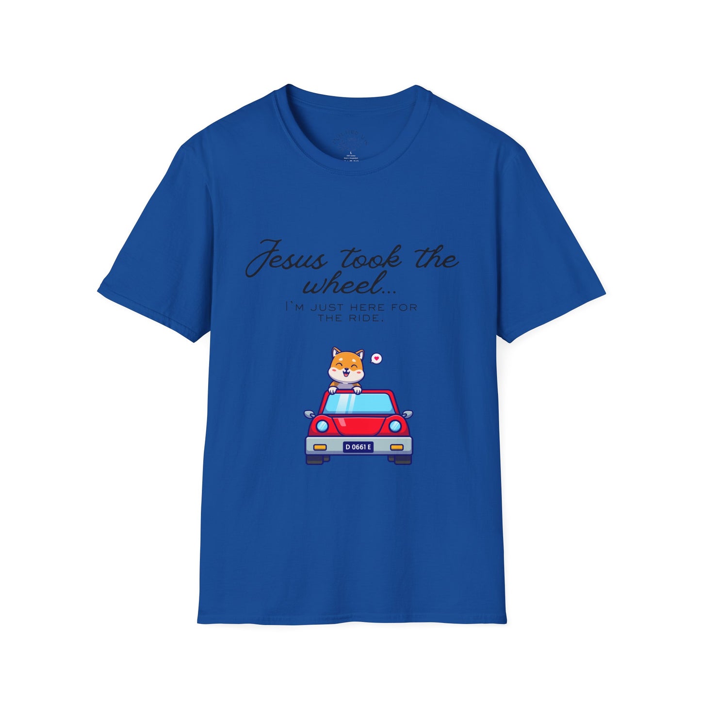 "Jesus Took the Wheel" Corgi T-Shirt