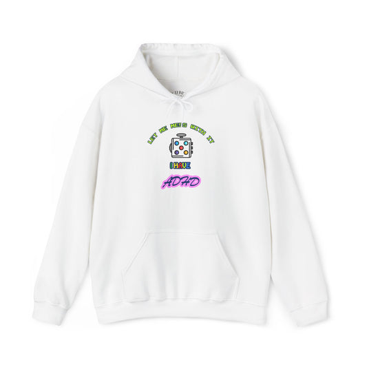 Retro Hoodie | Neon ADHD Typography
