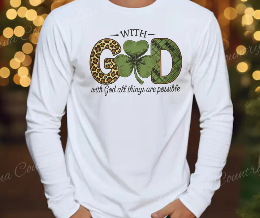 With God – White